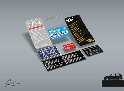 Kit adesivi fiat - fiat, uno