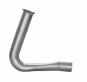 Marmitta tubo gas scarico alfa - tubo,