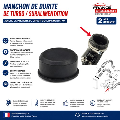Guarnizione durite turbo - , per