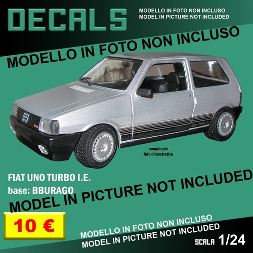 Decals repro fiat uno turbo - decals,